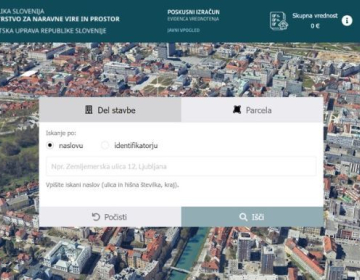 Vrednost nepremičnine lahko preverite na spletnem portalu E-prostor
